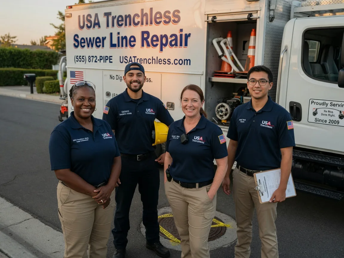 Sewer Line Repair company in Many, LA